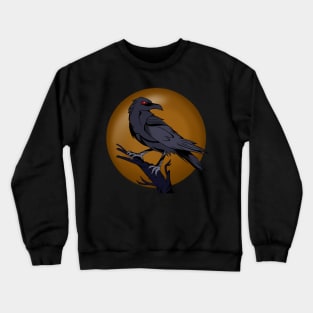 Stylized Raven Fall Crewneck Sweatshirt